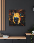 Grizzly Bear Canvas Gallery Wrap - Colorful Animal Wall Art