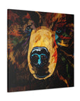 Grizzly Bear Canvas Gallery Wrap - Colorful Animal Wall Art