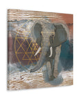 Canvas Wall Art sacred Geometry Elephant Wall Stretched Canvas Living Room Bedroom Ready to Hang