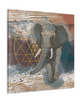 Canvas Wall Art sacred Geometry Elephant Wall Stretched Canvas Living Room Bedroom Ready to Hang