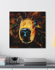 Grizzly Bear Canvas Gallery Wrap - Colorful Animal Wall Art