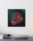 Ocean Sea Octopus, Bathroom Wall Decor, Yoga Studio Office Art, Canvas Prints Nautical  Ready to Hang