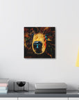 Grizzly Bear Canvas Gallery Wrap - Colorful Animal Wall Art