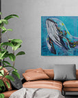 Whale Spirit Luxury Wall Art - Original Art - Breathe and Trust