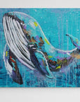 Whale Spirit Luxury Wall Art - Original Art - Breathe and Trust