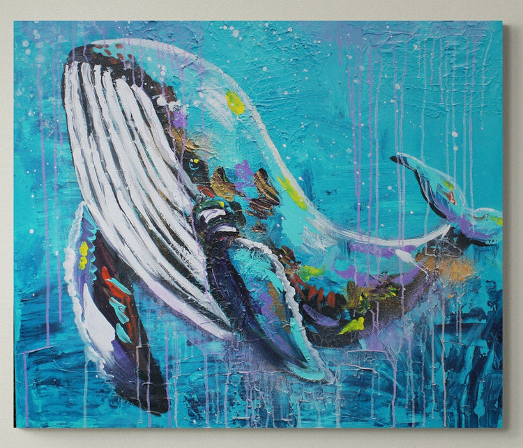 Whale - Breathe and Trust - Original Art
