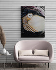 Original Art -Abstract Owl Painting- The bridge between worlds -  Wildlife Luxury Art