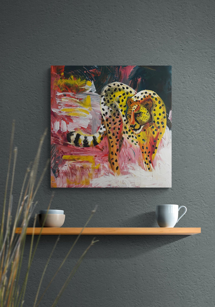 The Cheetah - I am decisive and aligned. | Canvas Print Luxury Artwork
