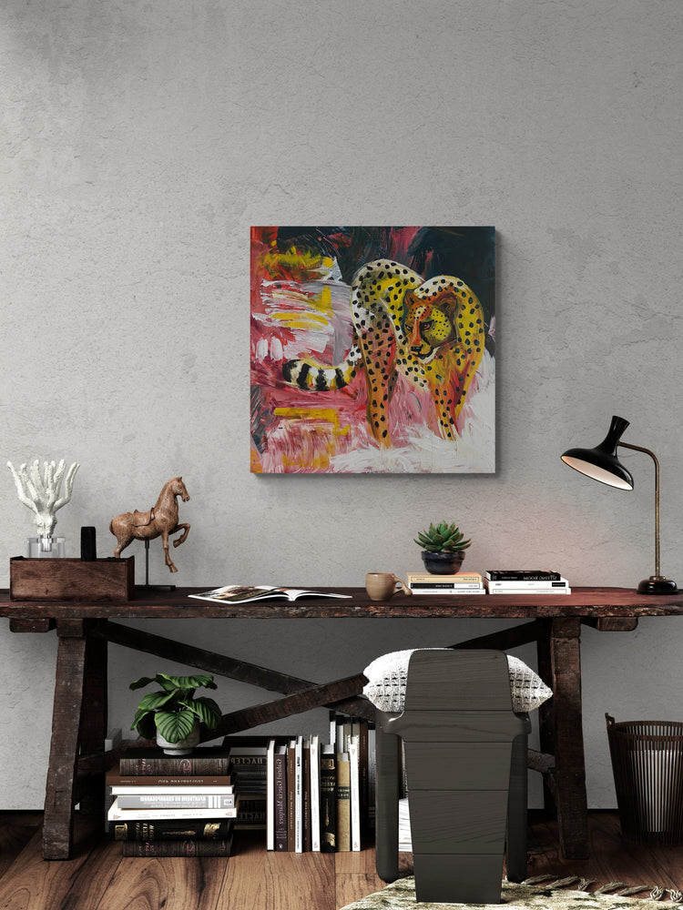 The Cheetah - I am decisive and aligned. | Canvas Print Luxury Artwork