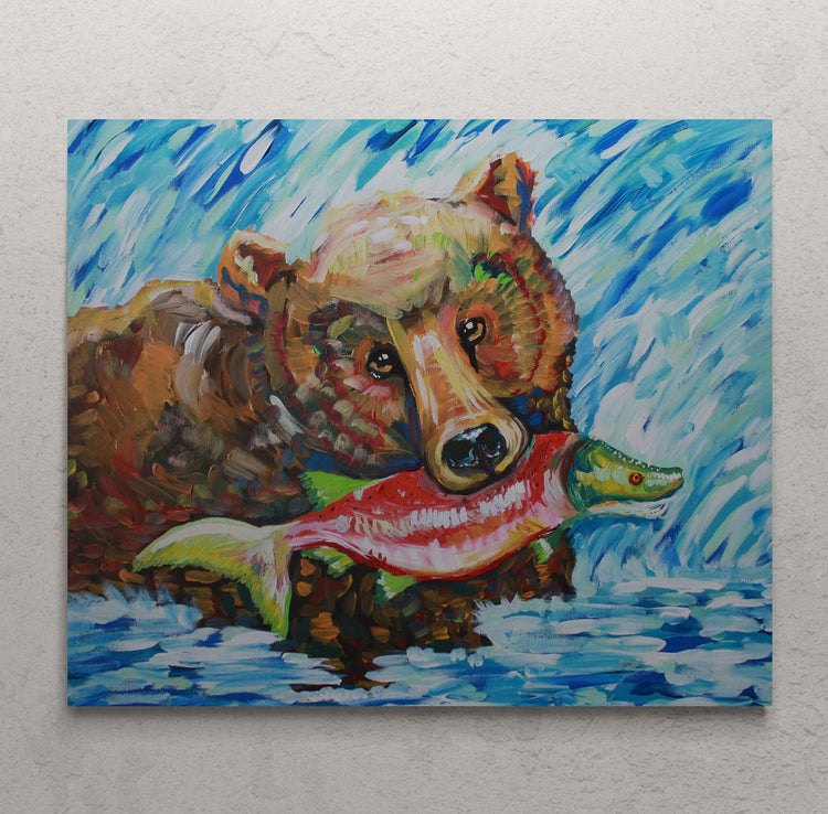 Bear 1 - Art Print - The 100 bears project - Erin Foggoa Creative