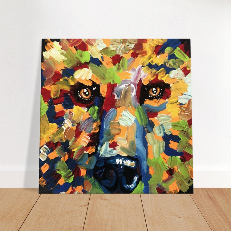 Bear 5 Canvas Print - Green Animal Project