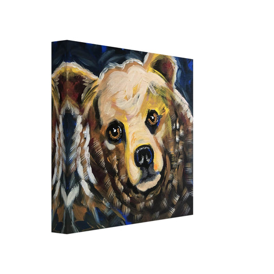 Bear Number 3 - Canvas Print - Green Animal Project